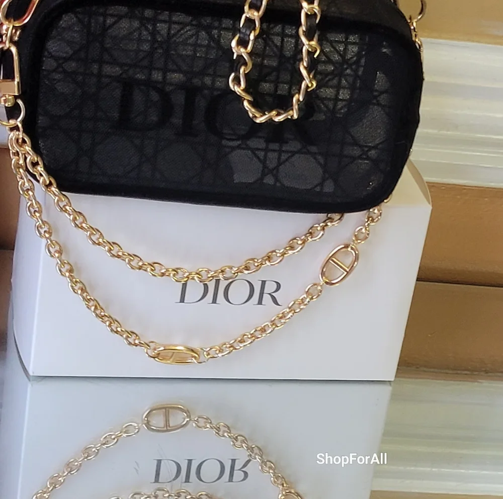 - Dior Black and Gold Women's Bag - Picture 10 of 16
